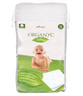 Organyc Dětské čisticí vatové čtverce (60 ks) - II. jakost - 100% z biobavlny