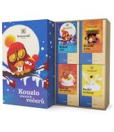 Sonnentor Dárková kazeta čajová BIO - Kouzlo zimních večerů (4 ks) - lahodné bylinkové a ovocné čaje