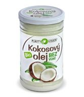 Purity Vision Kokosový olej bez vůně BIO - 900 ml - bez typické kokosové vůně a chuti