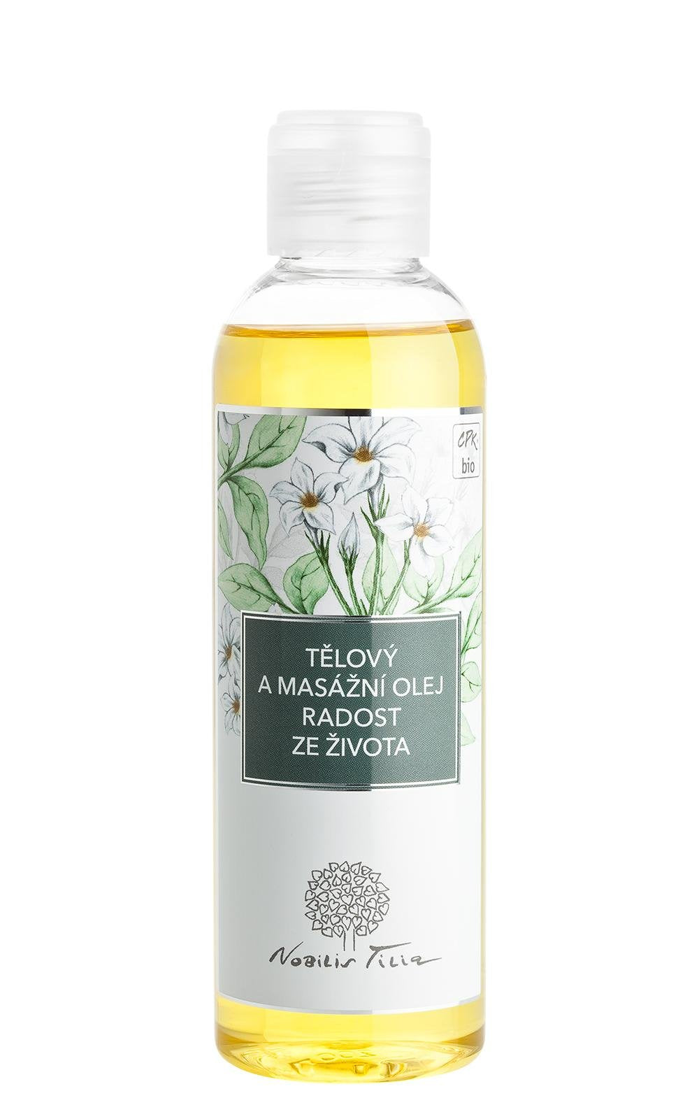 Nobilis Tilia Tělový a masážní olej Radost ze života BIO (200 ml)