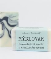 Mýdlovar Levandulové mýdlo s mandlovým olejem - 120 g - i pro citlivou pokožku