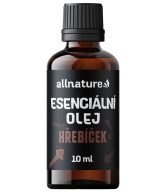 Allnature Esenciální olej Hřebíček (10 ml) - II. jakost - prohřívá a zklidňuje