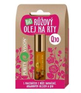 Purity Vision Růžový olej na rty BIO (10 ml) - péče o popraskané rty