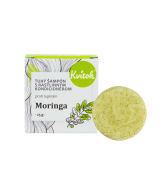 Kvitok Tuhý šampon s kondicionérem proti lupům Moringa (50 g) - pošk. obal - lesklé vlasy bez lupů