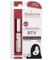 Saloos Hydratační sérum na suché a popraskané rty BIO (7 ml) - s extrakty z konopí a mořských řas