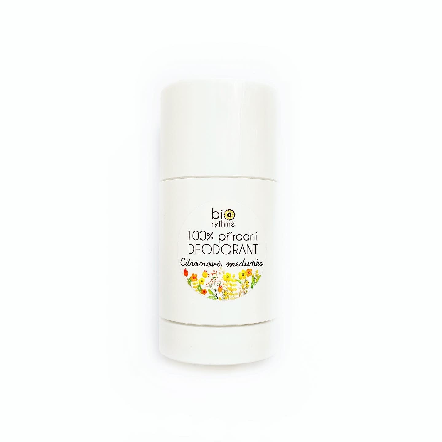 Biorythme Tuhý deodorant Citronová meduňka - 80 g - svěží bylinno-citrusová vůně