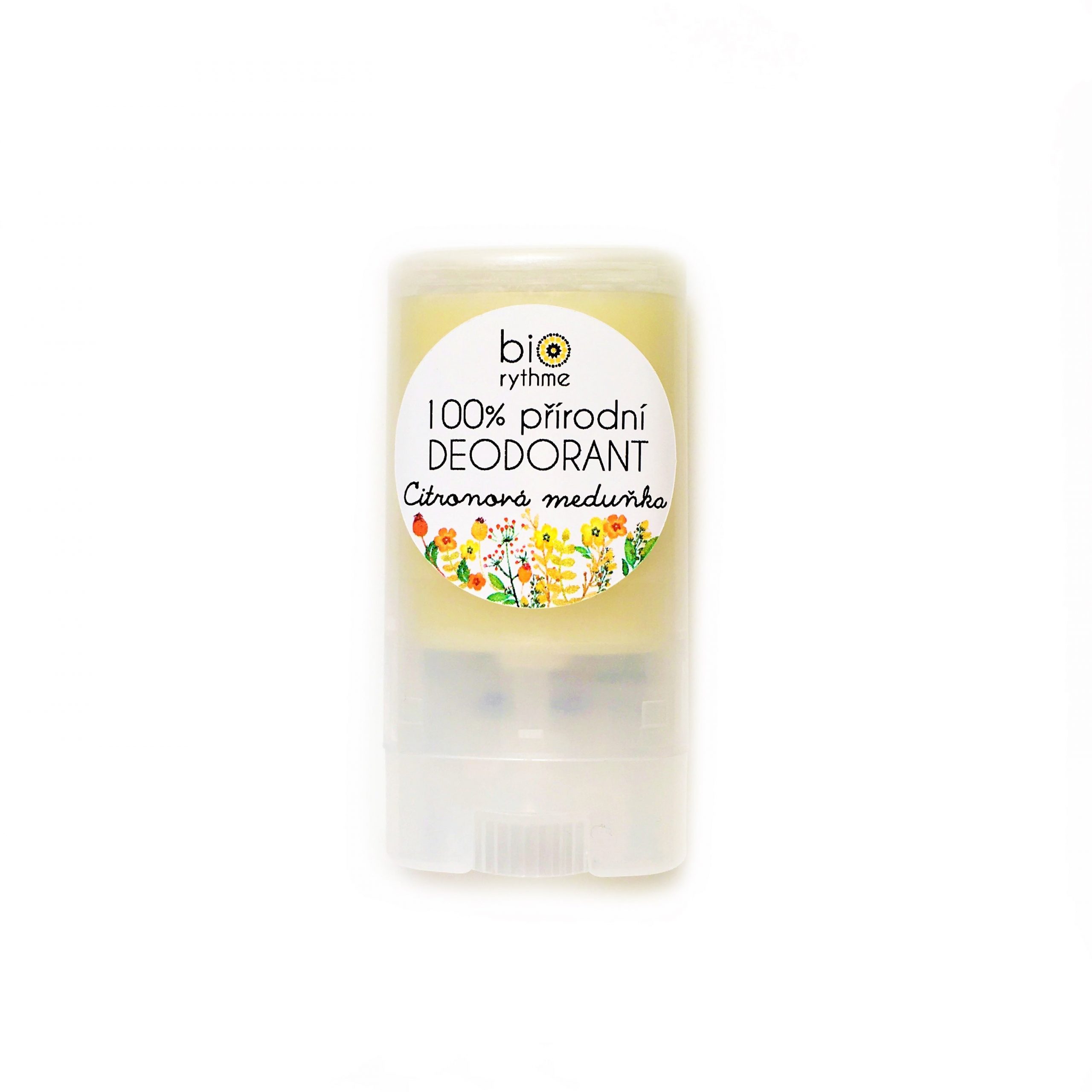 Biorythme Tuhý deodorant Citronová meduňka - 15 g - svěží bylinno-citrusová vůně