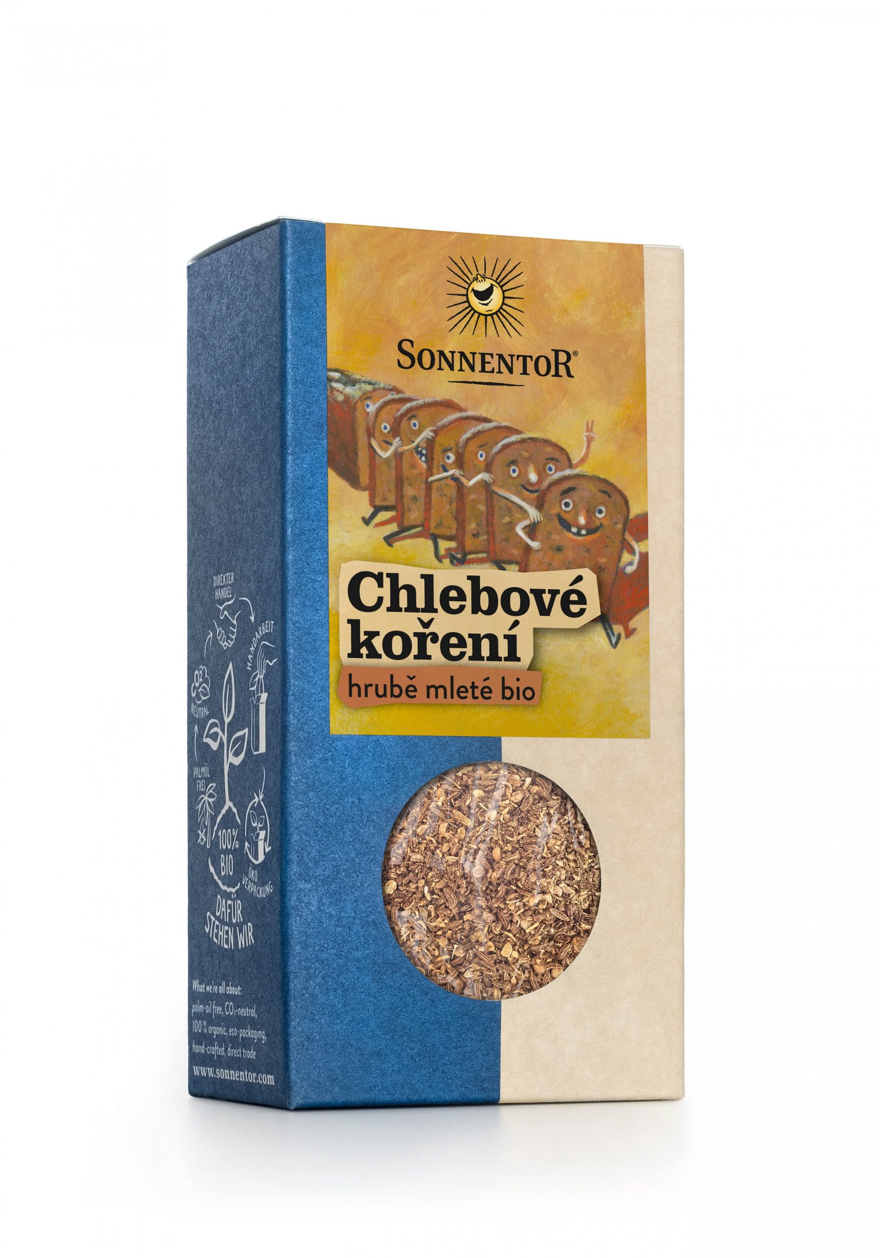 Sonnentor Chlebové koření BIO - hrubě mleté (45 g) - tradiční koření pro všechny druhy chleba