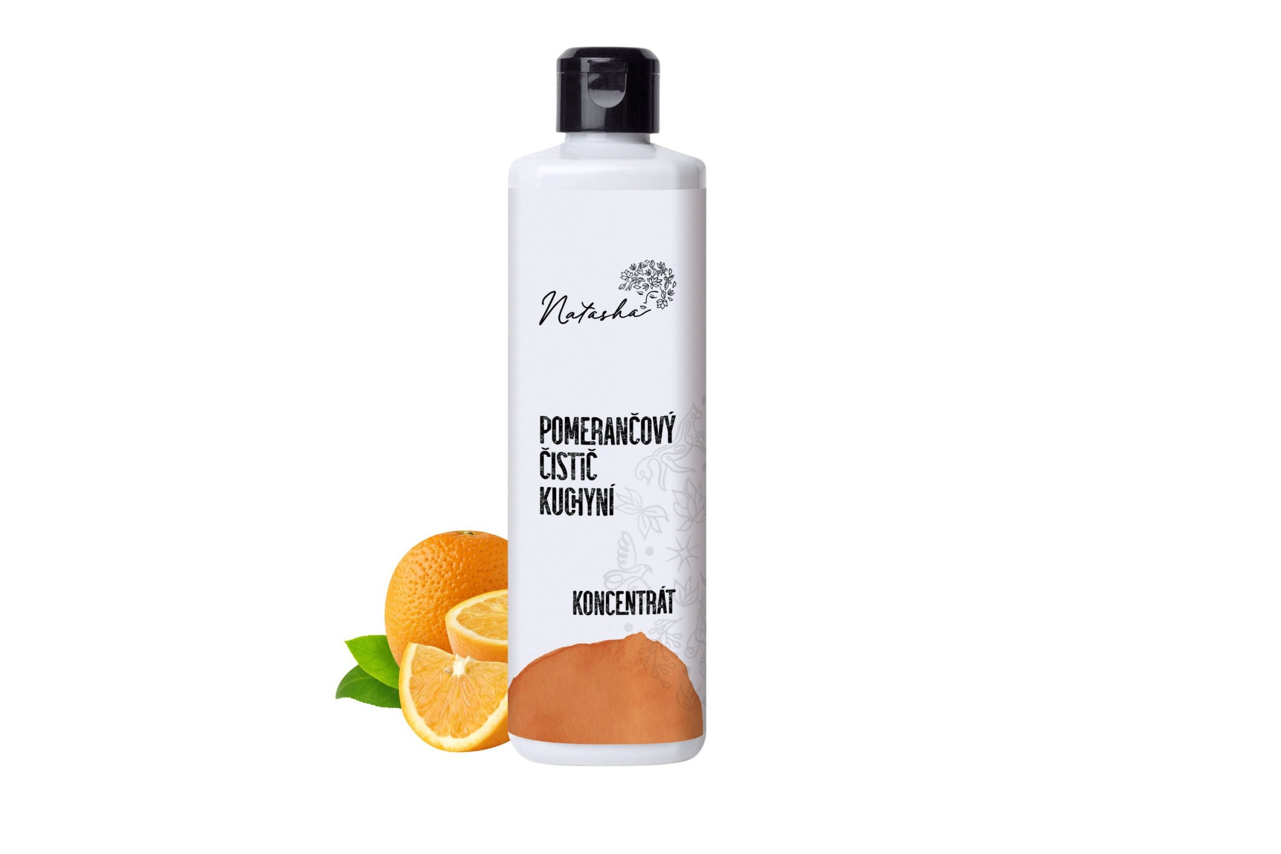 Natasha Pomerančový čistič kuchyní - koncentrát - 500 ml - univerzální koncentrovaný odmašťovač