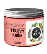 LEROS Vyživující tělový krém BIO (200 ml) - Rozmarýn & jalovec - s avokádovým olejem