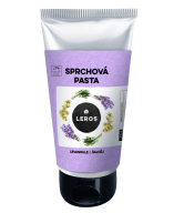 LEROS Sprchová pasta (130 ml) - Levandule & šalvěj - našlehaná textura vhodná i na holení