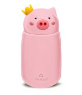 Bioloco Dětská termoska (320 ml) - Prasátko - až 8 hodin teplý nebo studený nápoj
