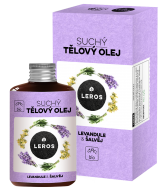 LEROS Suchý tělový olej BIO (100 ml) - Levandule & šalvěj - vhodný i na lymfatickou masáž