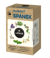 LEROS Bylinný čaj Hluboký spánek - nálev. sáčky (20 x 1 g) - pošk. obal - pro lepší kvalitu spánku