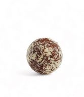 Velvety Koupelová bomba s olivovým olejem - Santalové dřevo & šalvěj (50 g) - jemně šumí a vyživí pokožku