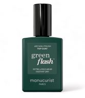 Manucurist Green Flash LED gel lak na nehty vrchní - Top Coat (15 ml) - 12-free a hema-free složení