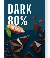 Benjamíssimo Tmavá čokoláda bez přidaného cukru 80% BIO (60 g) - slazená erythritolem