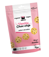 Kookie Cat Mini sušenky s čokoládovými kousky a vanilkou BIO (10 x 10 g) - bez lepku a umělých přísad