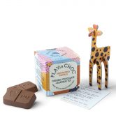 PLAYinCHOC Čokoláda Ohrožené druhy zvířat BIO (20 g) - hravá svačinka