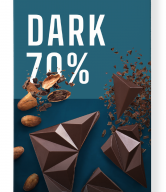 Benjamíssimo Tmavá čokoláda bez přidaného cukru 70% BIO (70 g) - slazená erythritolem
