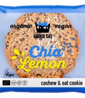 Kookie Cat Sušenka s chia semínky a citronem BIO (50 g) - bez lepku a umělých přísad