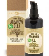 Purity Vision Arganový olej RAW BIO - 100 ml - elixír mládí a krásy