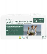 Eco by Naty Ekoplenky Midi 3 (4 - 9 kg) (50 ks) - z 55-60 % rozložitelné