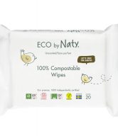 Eco by Naty Dětské vlhčené hygienické ubrousky - 20 ks - vhodné i pro velmi citlivou pokožku
