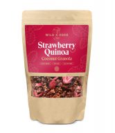 Wild & Coco Jahodová granola Quinoa & Coconut (220 g) - přirozeně bezlepková