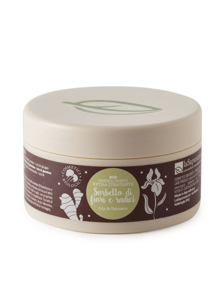 laSaponaria Hydratační tělový krém s kosatcem a zázvorem BIO (180 ml) laSaponaria Hydratační tělový krém s kosatcem a zázvorem BIO (180 ml)