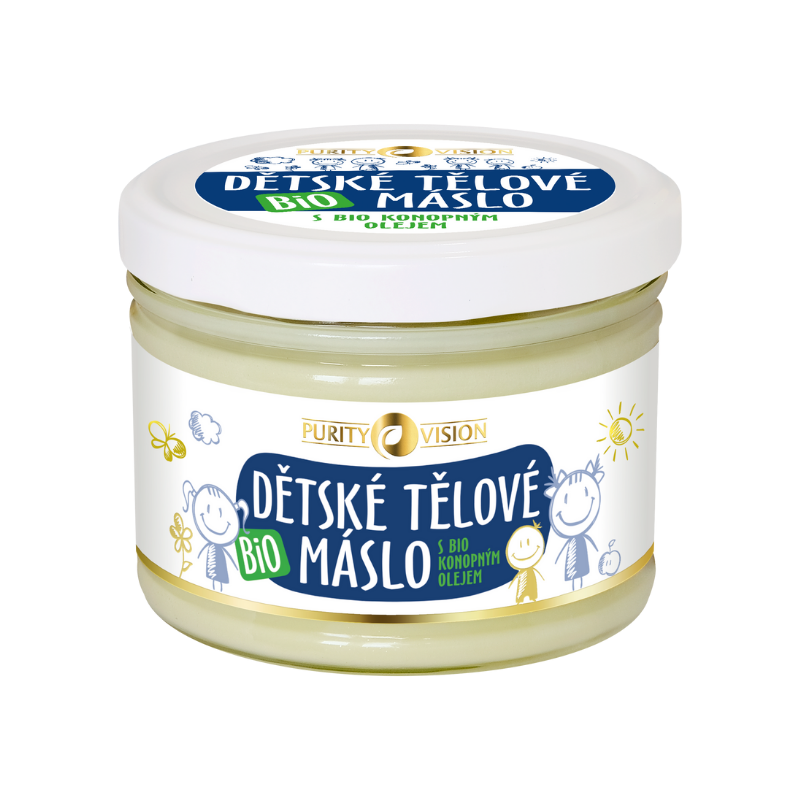 Purity Vision Dětské tělové máslo BIO – 350 ml – pro děti i dospělé Purity Vision Dětské tělové máslo BIO - 350 ml - pro děti i dospělé