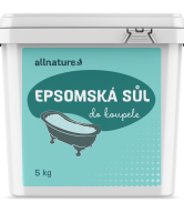 Allnature Epsomská sůl - 5 kg - univerzální pomocník