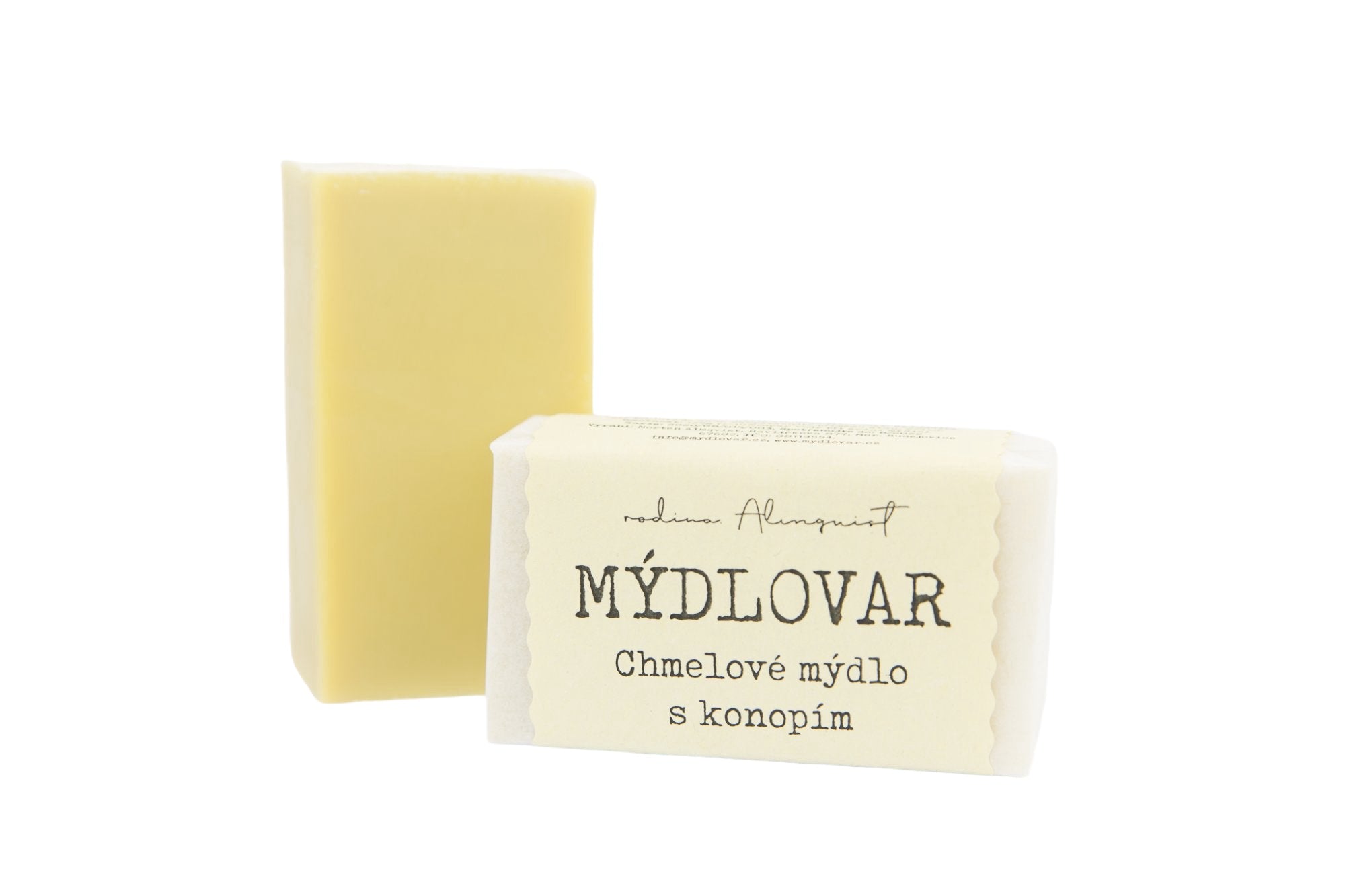 Mýdlovar Chmelové mýdlo s konopím – 120 g – i pro citlivou a problematickou pokožku Mýdlovar Chmelové mýdlo s konopím - 120 g - i pro citlivou a problematickou pokožku