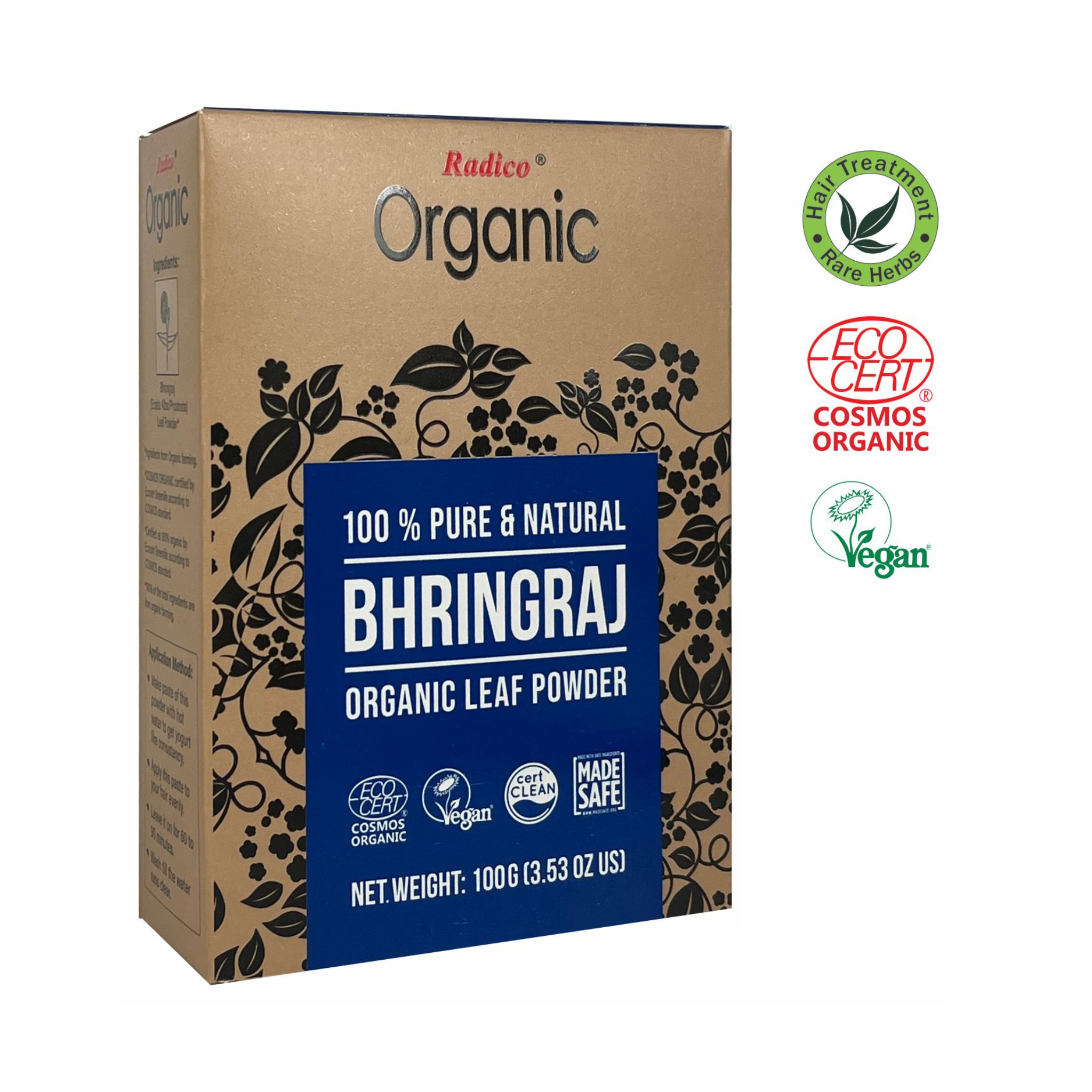 Radico Bylinná kúra BIO (100 g) – Bhringraj – pro růst vlasů Radico Bylinná kúra BIO (100 g) - Bhringraj - pro růst vlasů