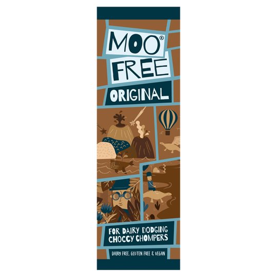 Moo-free Čokoládová tyčinka originál (20 g) – fair trade kvalita Moo-free Čokoládová tyčinka originál (20 g) - fair trade kvalita