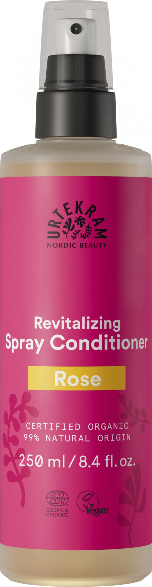 Urtekram Rozmazlující růžový kondicionér ve spreji BIO (250 ml) Urtekram Rozmazlující růžový kondicionér ve spreji BIO (250 ml)