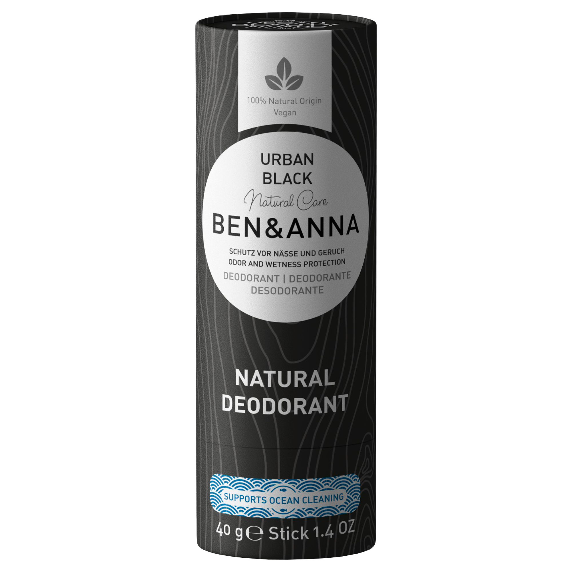 Ben & Anna Tuhý deodorant (40 g) – Urban Black Ben & Anna Tuhý deodorant (40 g) - Urban Black