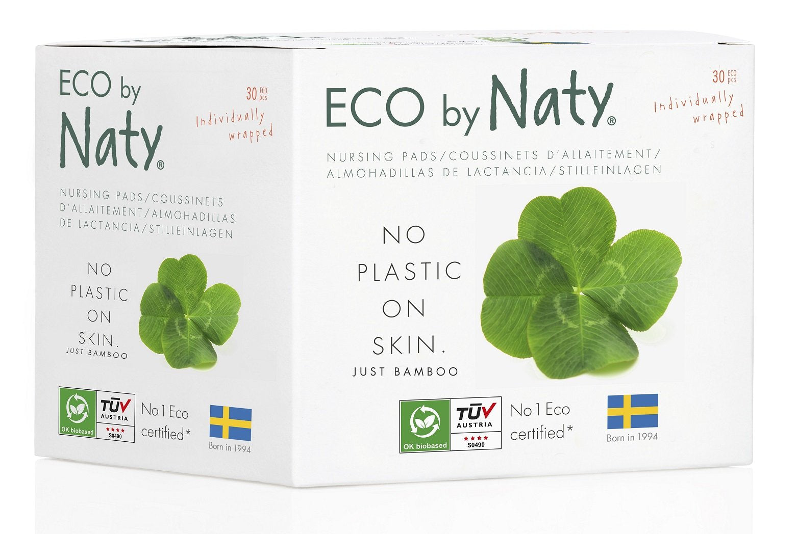 Naty Vložky do podprsenky pro kojící maminky (30 ks) – 100% přírodní a kompostovatelné Naty Vložky do podprsenky pro kojící maminky (30 ks) - 100% přírodní a kompostovatelné