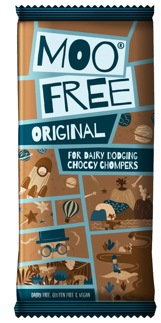 Moo-free Čokoláda originál (80 g) – fair trade kvalita Moo-free Čokoláda originál (80 g) - fair trade kvalita