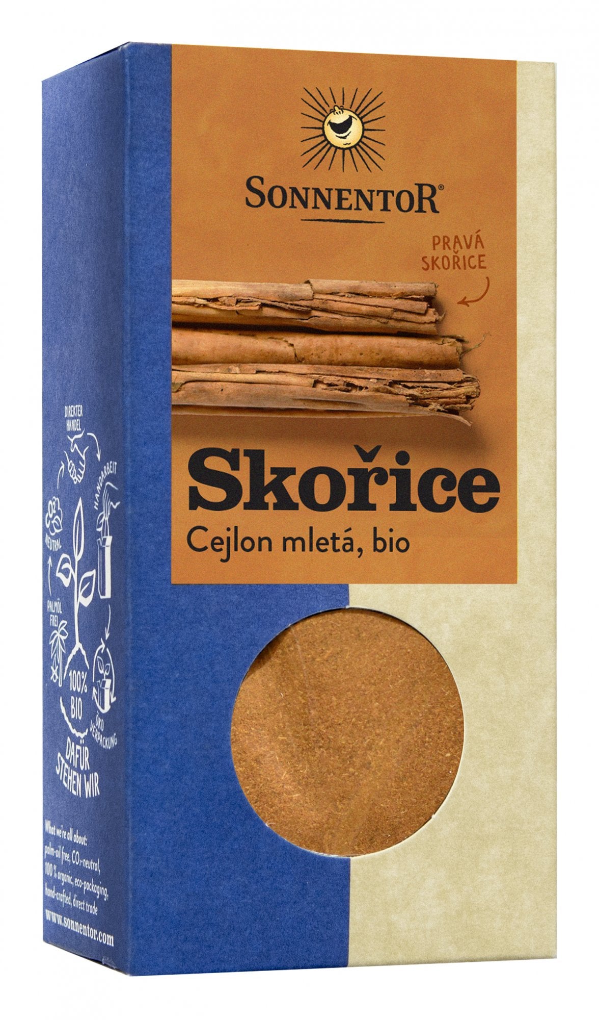 Sonnentor Skořice Cejlon BIO – mletá (40 g) – výraznější nasládlá chuť Sonnentor Skořice Cejlon BIO - mletá (40 g) - výraznější nasládlá chuť