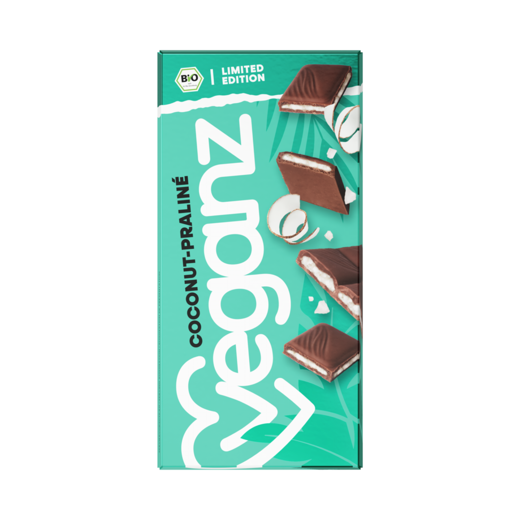 Veganz Kokosová pralinková čokoláda BIO (85 g) – jemně krémová Veganz Kokosová pralinková čokoláda BIO (85 g) - jemně krémová