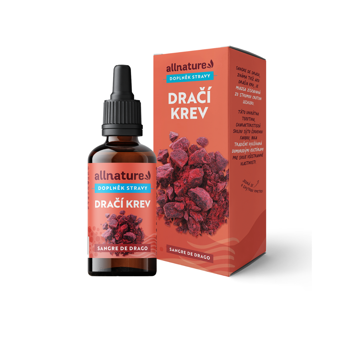 Allnature Dračí krev (30 ml) – pro vnější a vnitřní užití Allnature Dračí krev (30 ml) - pro vnější a vnitřní užití