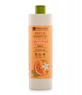 laSaponaria Sprchový gel a šampon 2v1 s BIO pomerančem a vit. C pro celou rodinu - 500 ml - se sladkou a povzbuzující vůní