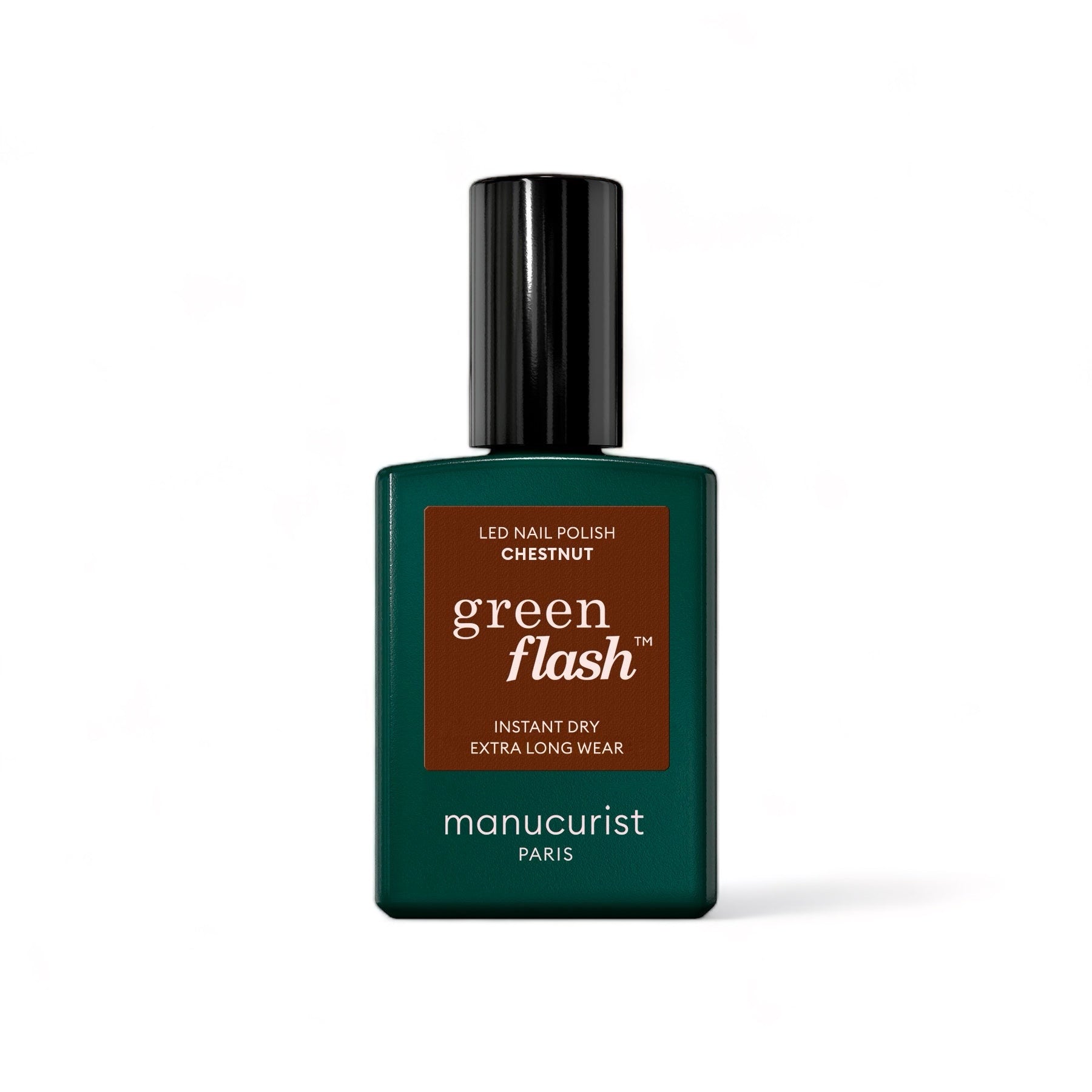 Manucurist Green Flash LED gel lak na nehty – Chestnut (15 ml) – hnědá kaštanová barva Manucurist Green Flash LED gel lak na nehty - Chestnut (15 ml) - hnědá kaštanová barva