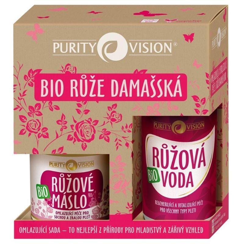 Purity Vision Omlazující sada s damašskou růží BIO – mládí pro tělo i tvář Purity Vision Omlazující sada s damašskou růží BIO - mládí pro tělo i tvář