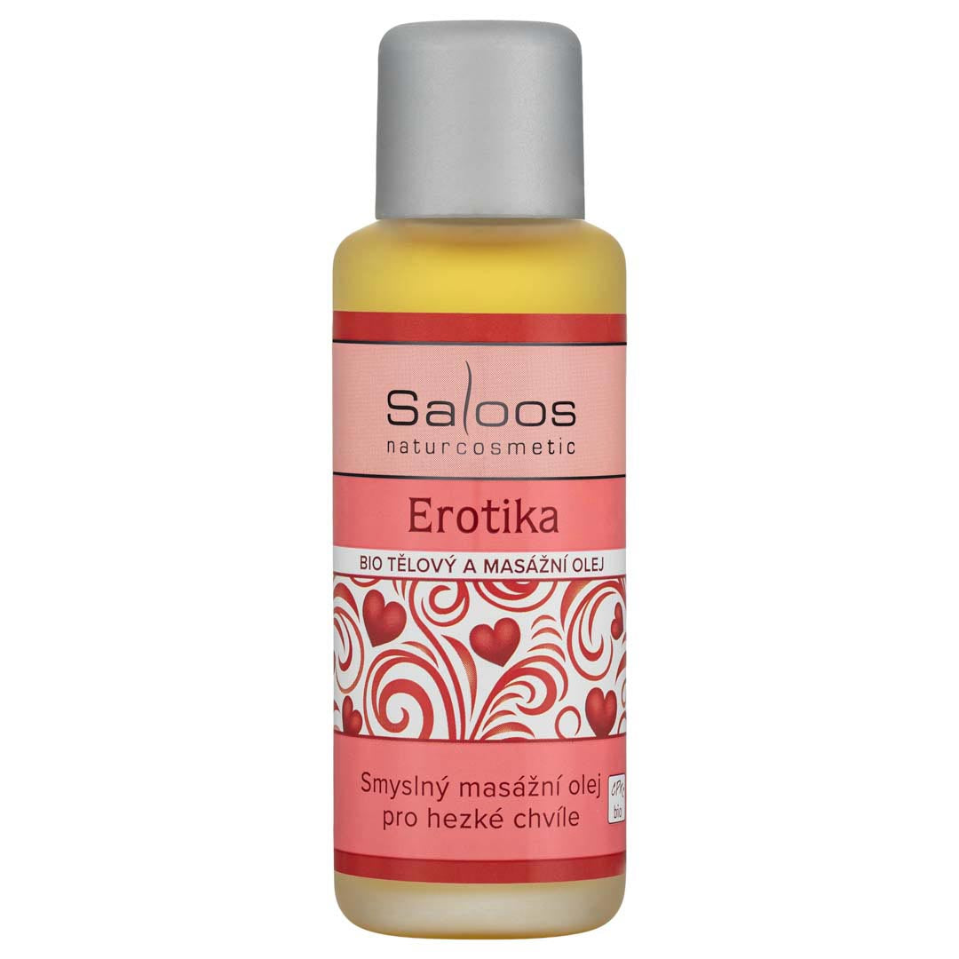 Saloos Tělový a masážní olej Erotika BIO (50 ml) – ideální pro partnerské masáže Saloos Tělový a masážní olej Erotika BIO (50 ml) - ideální pro partnerské masáže