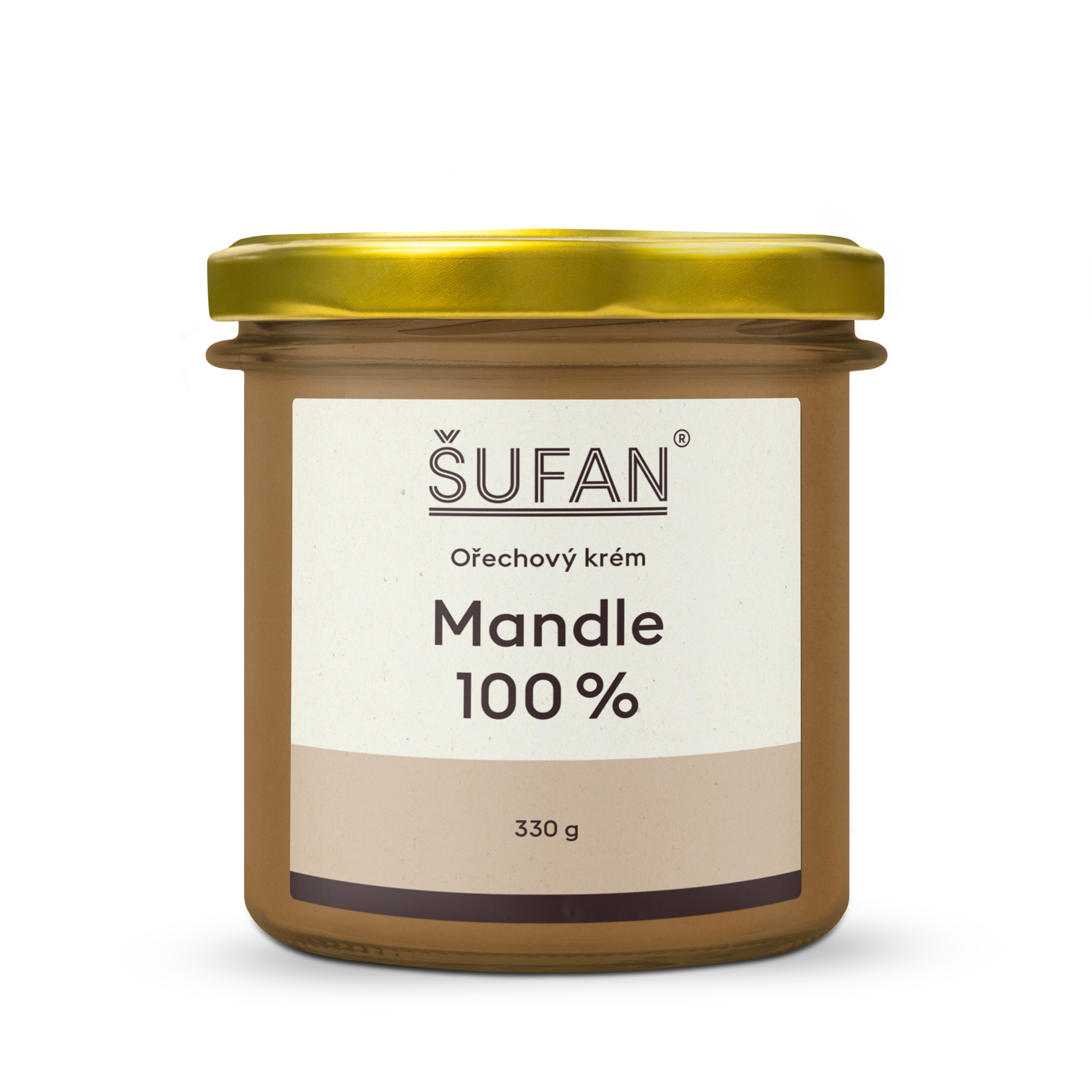 Šufan Mandlové máslo 100% – 330 g – z lahodných mandlí ze španělska Šufan Mandlové máslo 100% - 330 g - z lahodných mandlí ze španělska