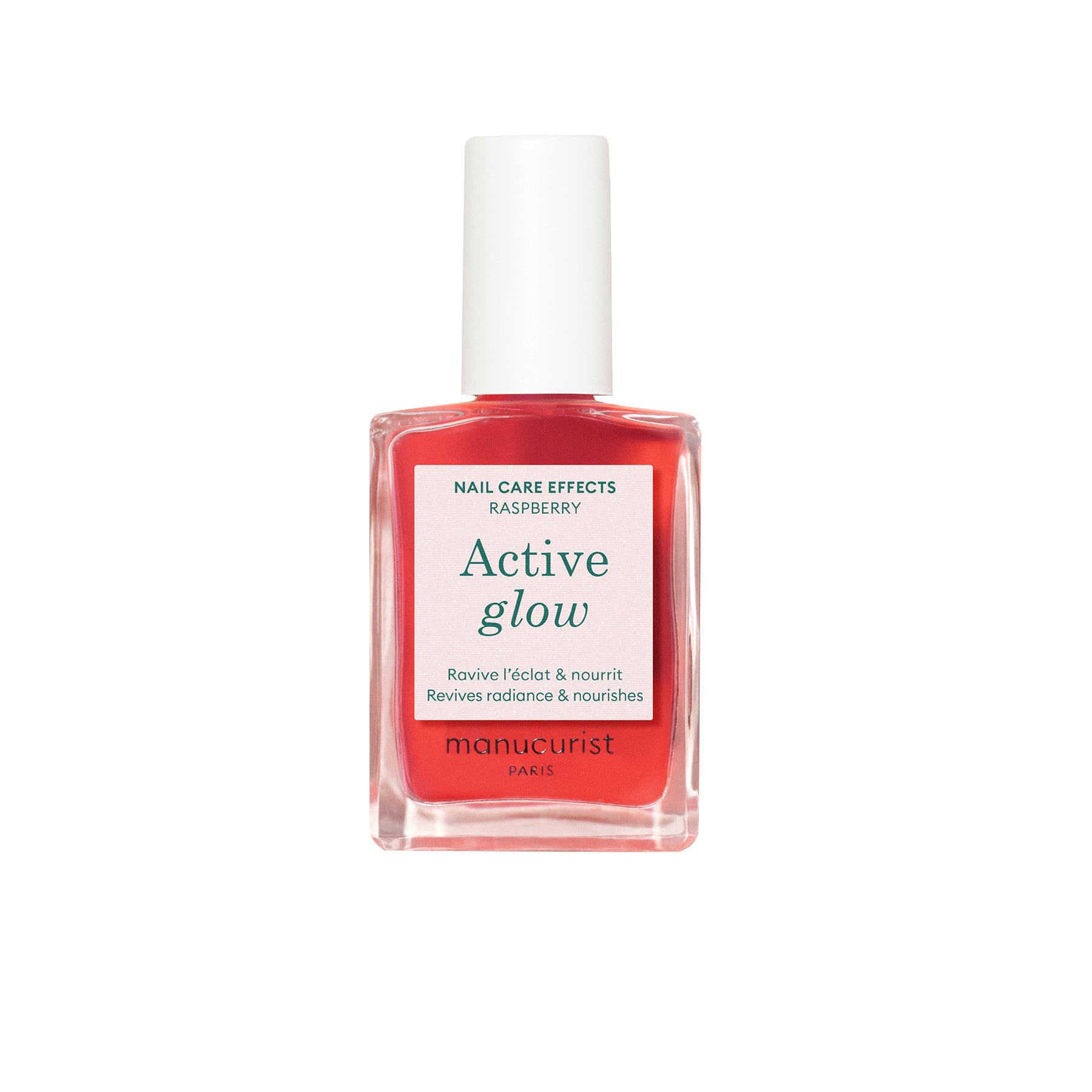 Manucurist Green Pečující schnoucí lak na nehty Active Glow – Raspberry (15 ml) – pečuje a zkrášluje Manucurist Green Pečující schnoucí lak na nehty Active Glow - Raspberry (15 ml) - pečuje a zkrášluje