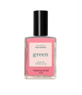 Manucurist Green schnoucí lak na nehty - Pink Paradise (15 ml) - candy pink barva