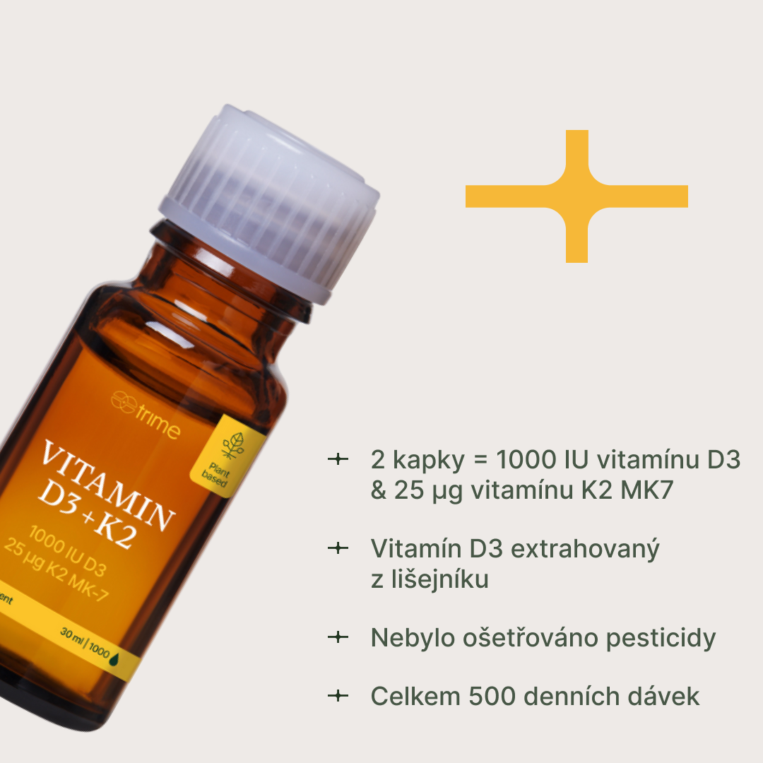 1000 IU + 25 µg - kapky (30 ml) - 500 dávek a skvělá vstřebatelnost